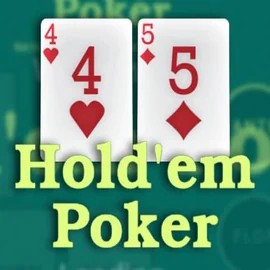 Hold em Poker slot logo by OneTouch Games at Sankra Casino